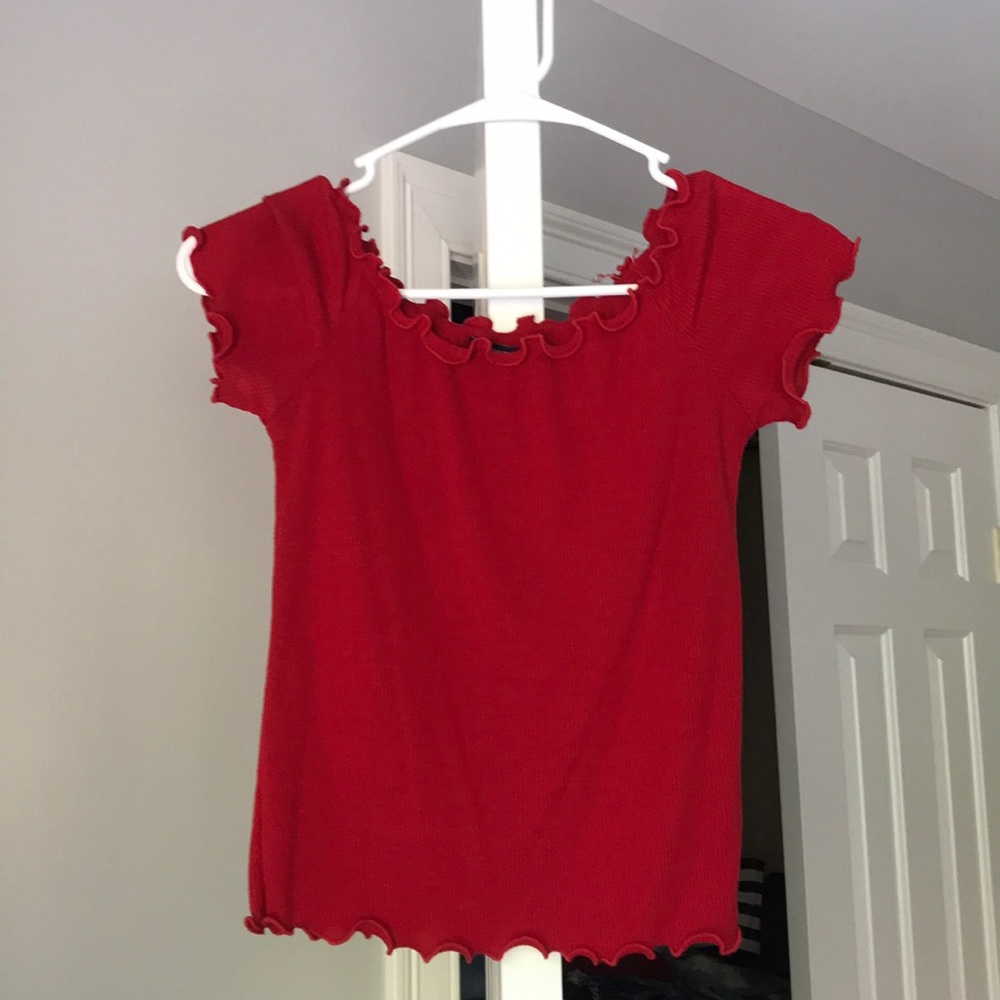 Red top from Brandy Melville.